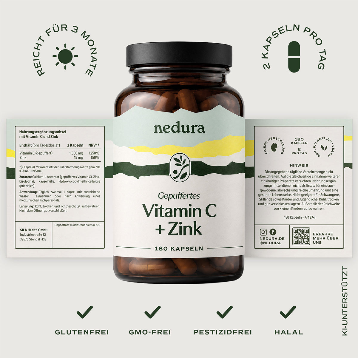 Gepuffertes Vitamin C + Zink