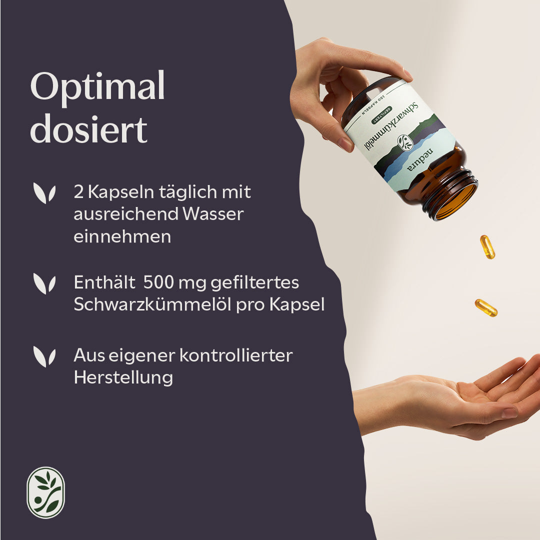Schwarzkümmelöl Kapseln (gefiltert)
