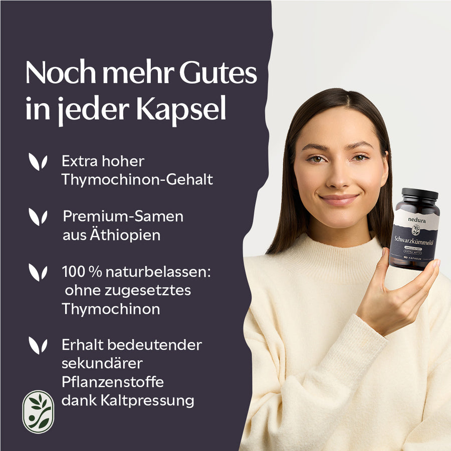 Frau mit nedura Kapseln